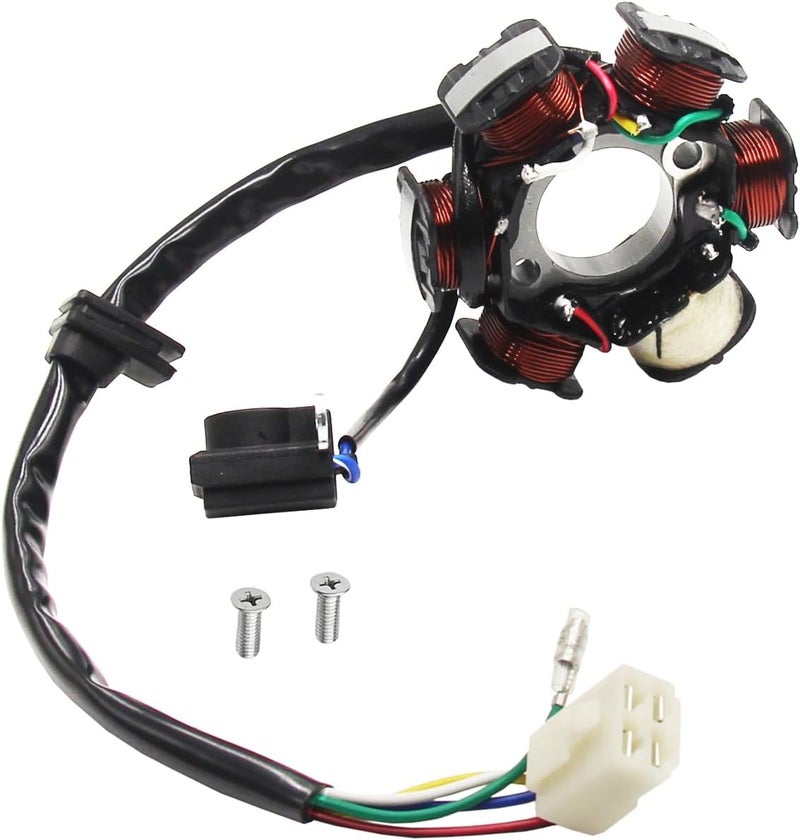 Greesp 6 Coil 5 Wires Stator for GY6 50cc 110cc 125cc 150cc Dirt Bike Scooter ATV Go Kart Moped - Image 3
